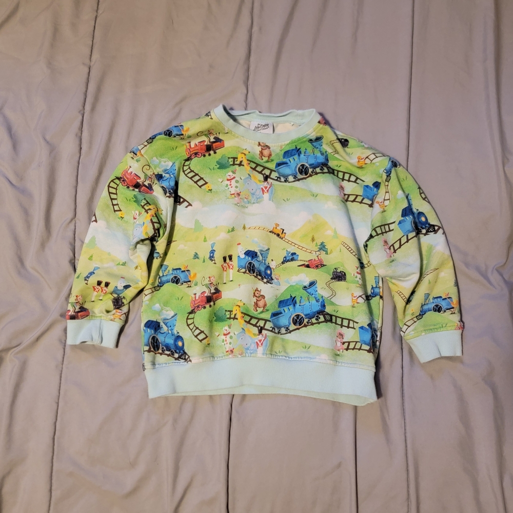 Bums & Rosses Little Engine That Could Crew Neck Sweatshirt